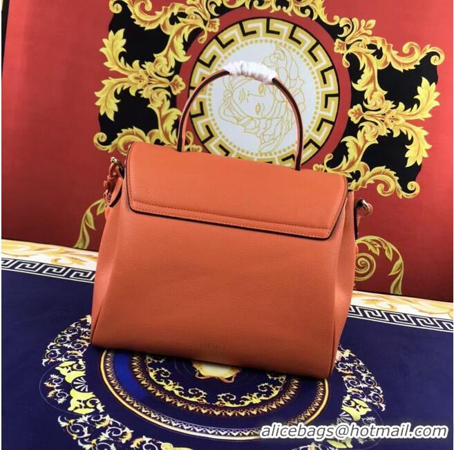 Luxury Discount Versace Original medium Calfskin Leather Bag FS1041 orange