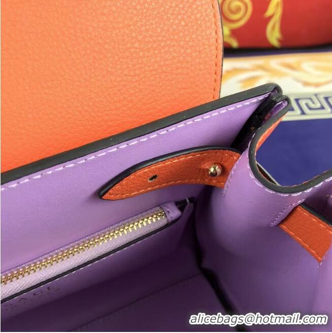 Luxury Discount Versace Original medium Calfskin Leather Bag FS1041 orange