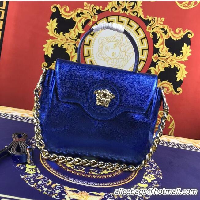 Buy Fashionable Versace Original medium Calfskin Leather Bag FS1041 blue