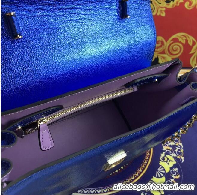 Buy Fashionable Versace Original medium Calfskin Leather Bag FS1041 blue