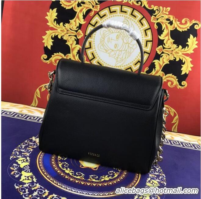 Well Crafted Versace Original medium Calfskin Leather Bag FS1041 black