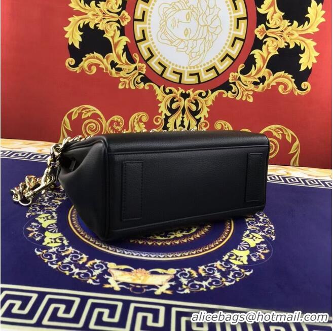 Well Crafted Versace Original medium Calfskin Leather Bag FS1041 black