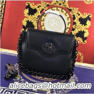 Famous Brand Versace Original medium Calfskin Leather Bag FS1041-1 black