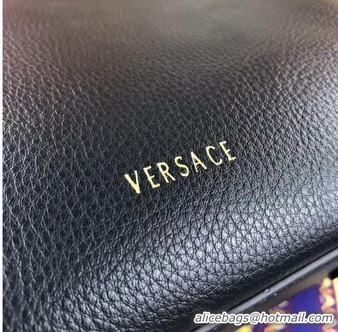 Famous Brand Versace Original medium Calfskin Leather Bag FS1041-1 black