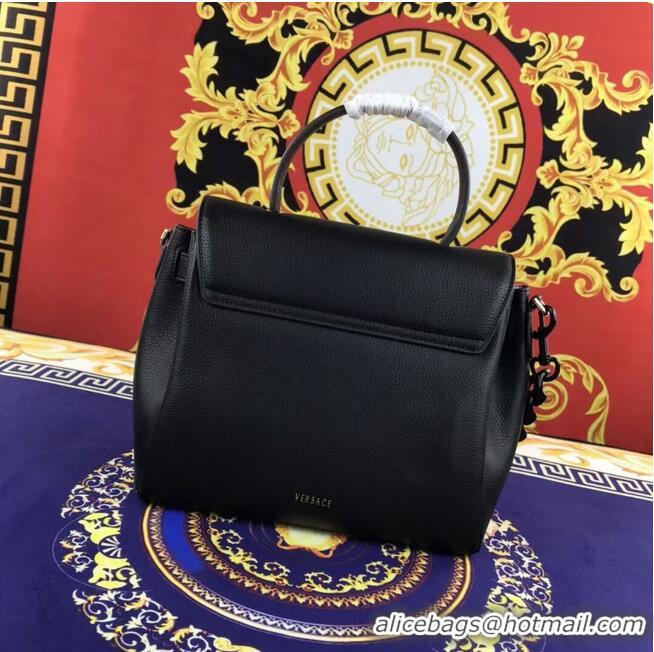 Famous Brand Versace Original medium Calfskin Leather Bag FS1041-1 black