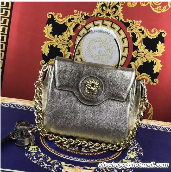 Big Discount Versace Original medium Calfskin Leather Bag FS1041 Silver