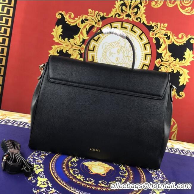 Promotional Versace Original large Calfskin Leather Bag FS1042 black