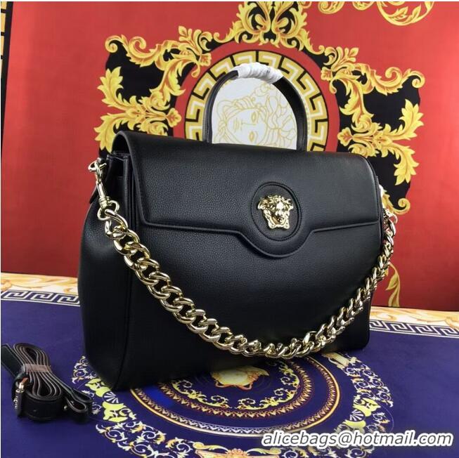 Promotional Versace Original large Calfskin Leather Bag FS1042 black