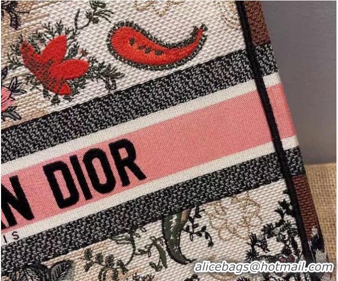 Luxury Classic DIOR BOOK TOTE Multicolor Embroidery M1286ZR