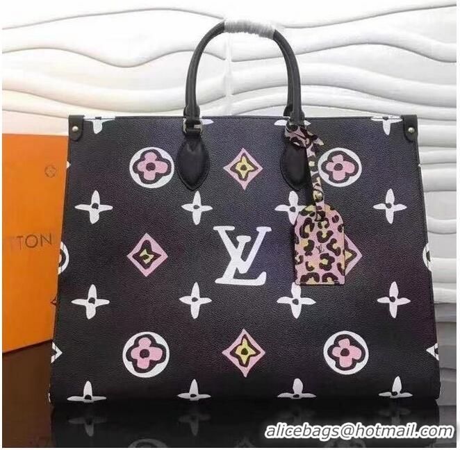 Buy Discount Louis Vuitton ONTHEGO Original Leather GM M45815 Black