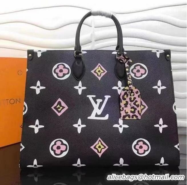 Buy Discount Louis Vuitton ONTHEGO Original Leather GM M45815 Black