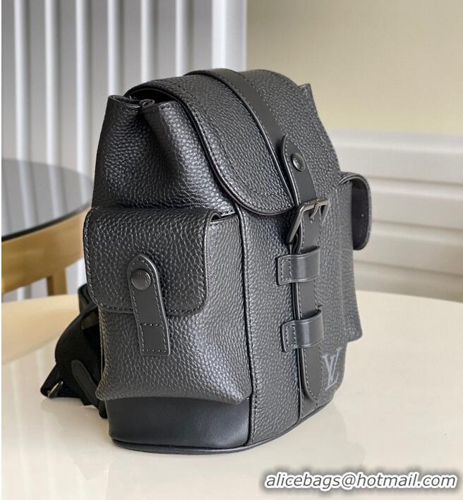 Top Quality Louis Vuitton Christopher XS Backpack Taurillon Leather M58495 Black