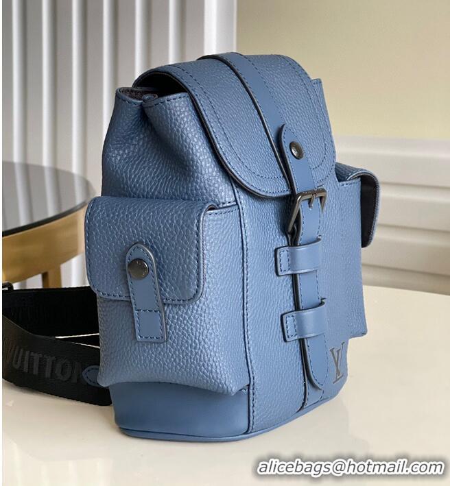 Promotional Louis Vuitton Christopher XS Backpack Taurillon Leather M58495 Navy