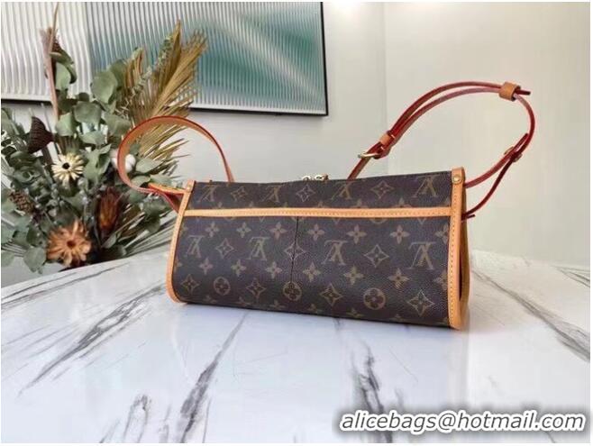 Low Price Louis Vuitton Monogram Canvas PALLAS Clutch Original Leather M40008