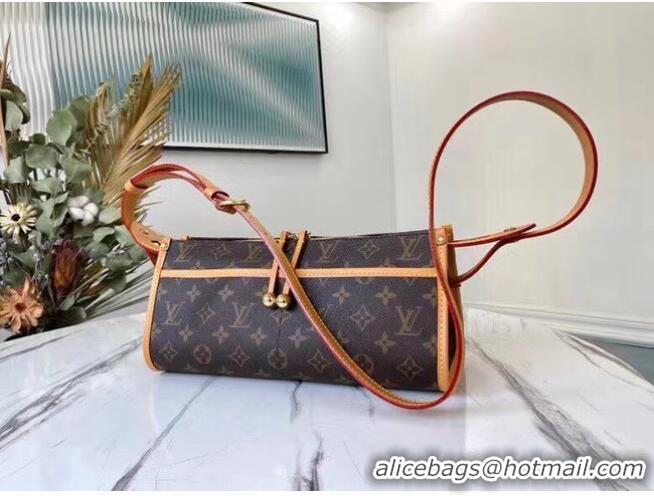 Low Price Louis Vuitton Monogram Canvas PALLAS Clutch Original Leather M40008