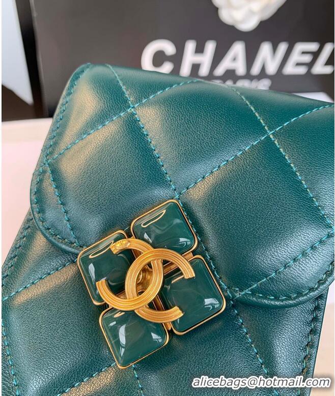 Good Quality CHANEL Mobile phone case Card Holder AP1188 Green