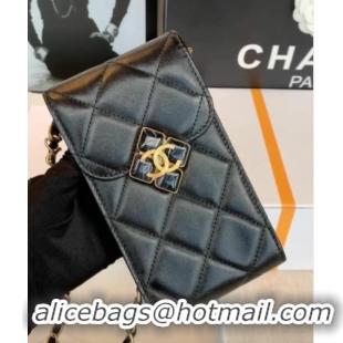 Promotional CHANEL Mobile phone case Card Holder AP1188 Black