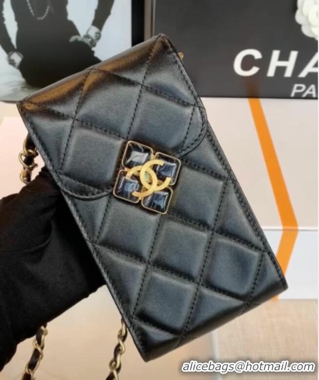 Promotional CHANEL Mobile phone case Card Holder AP1188 Black