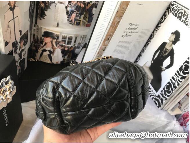 Unique Discount CHANEL Original Leather Rope Bag AS1802 Black