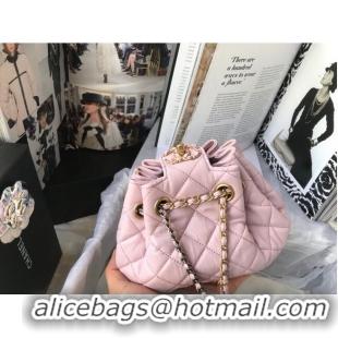 Cheapest CHANEL Original Leather Rope Bag AS1802 Pink