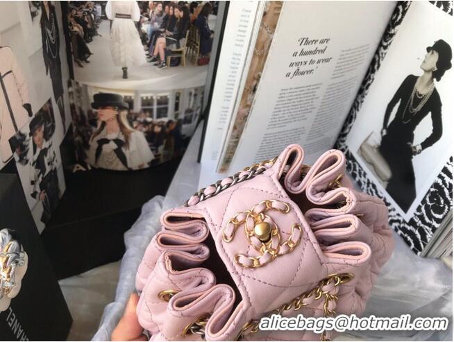 Cheapest CHANEL Original Leather Rope Bag AS1802 Pink