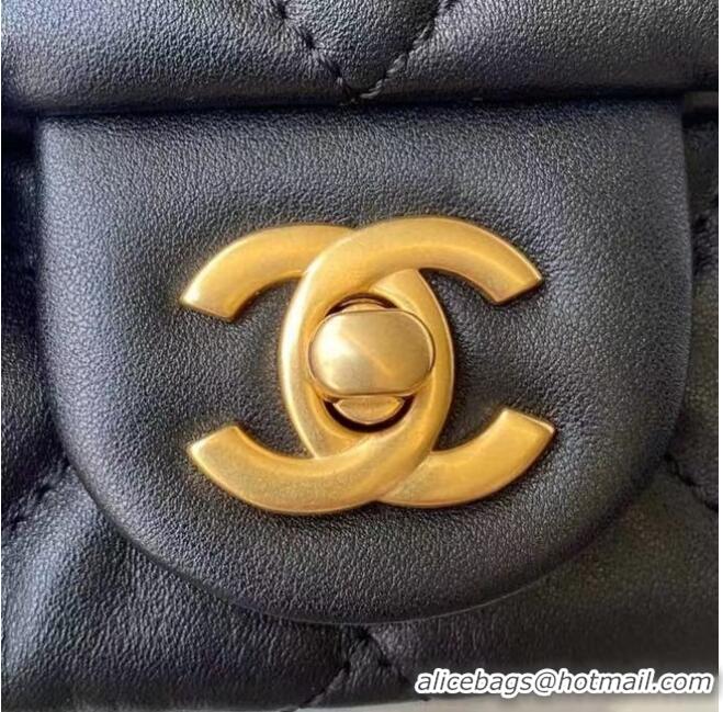 New Style Chanel Flap Shoulder Bag Original leather AS2438 black