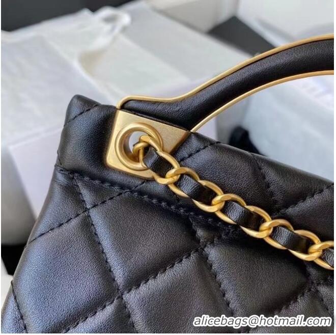 New Style Chanel Flap Shoulder Bag Original leather AS2438 black