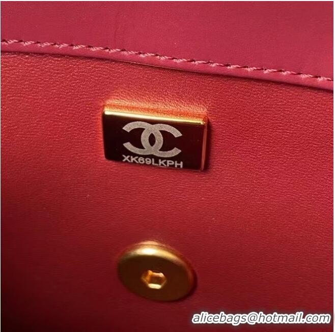 Shop Discount Chanel Flap Shoulder Bag Original leather AS2649 Wine