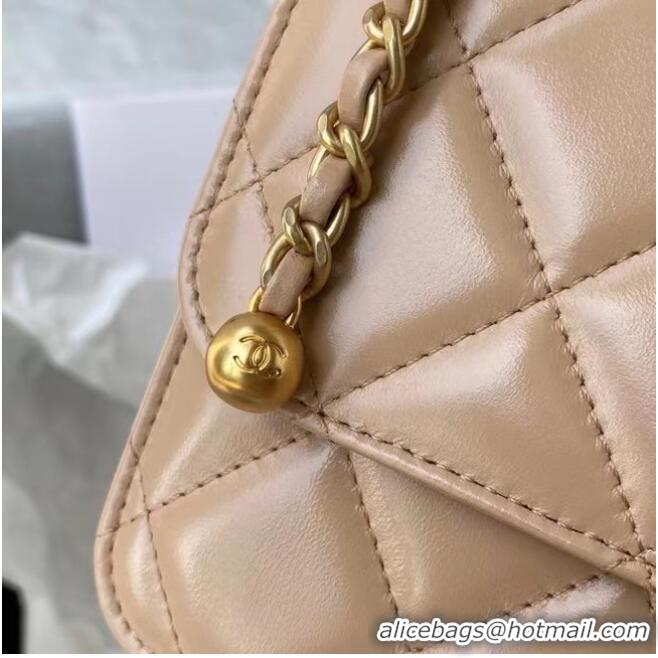 Market Sells Chanel Flap Shoulder Bag Original leather AS2649 Apricot