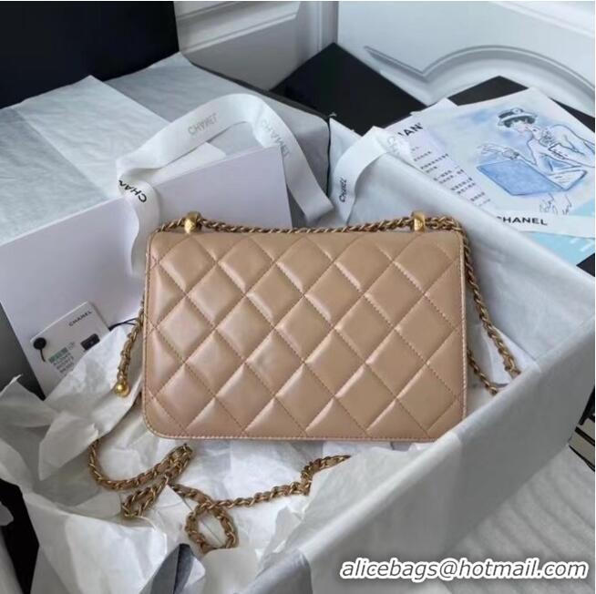 Market Sells Chanel Flap Shoulder Bag Original leather AS2649 Apricot