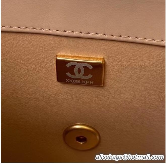 Market Sells Chanel Flap Shoulder Bag Original leather AS2649 Apricot