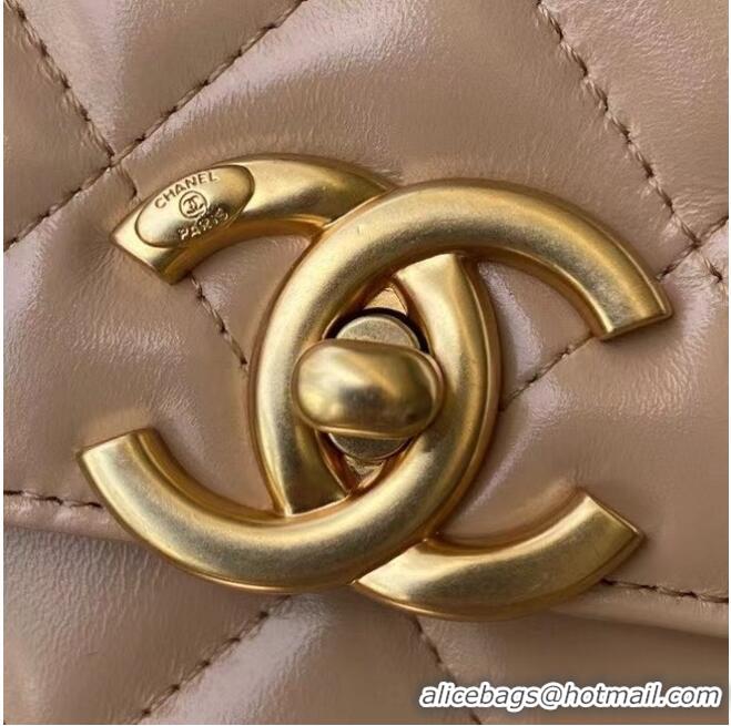 Market Sells Chanel Flap Shoulder Bag Original leather AS2649 Apricot