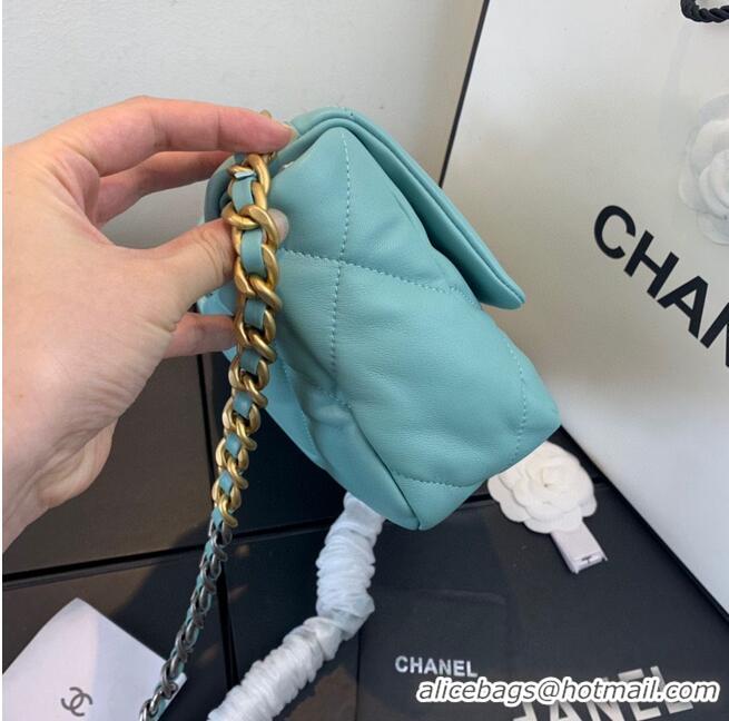 Buy Discount CHANEL 19 Flap Bag AS1160 AS1161 AS1162 Blue Sky