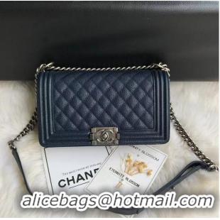 Wholesale Chanel Boy Flap Shoulder Bag Original Calfskin Leather A67086 RoyalBlue