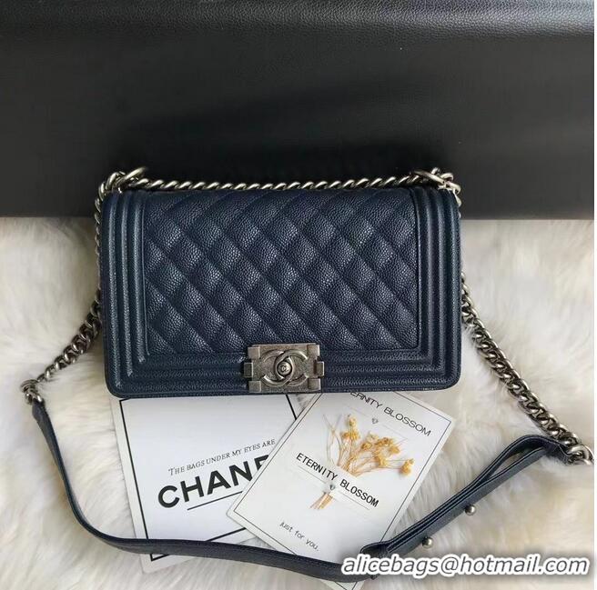 Wholesale Chanel Boy Flap Shoulder Bag Original Calfskin Leather A67086 RoyalBlue