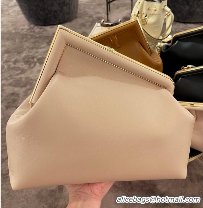 Cheapest Fendi Original Leather Clutch Bag 56833 Cream