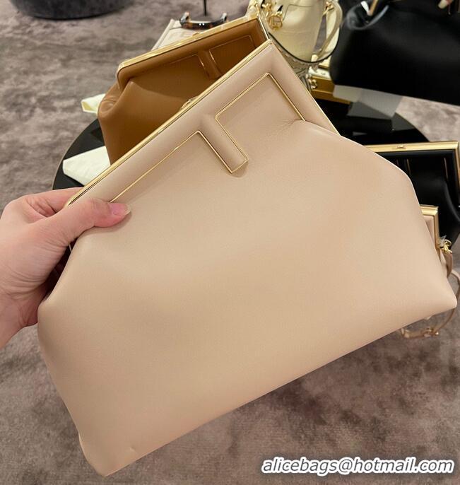 Cheapest Fendi Original Leather Clutch Bag 56833 Cream