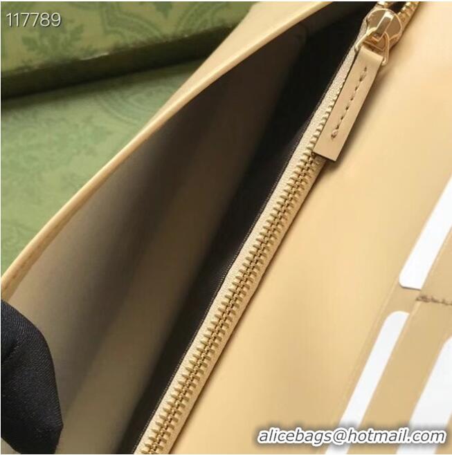 Low Price Gucci Horsebit 1955 wallet with chain 621892 Beige