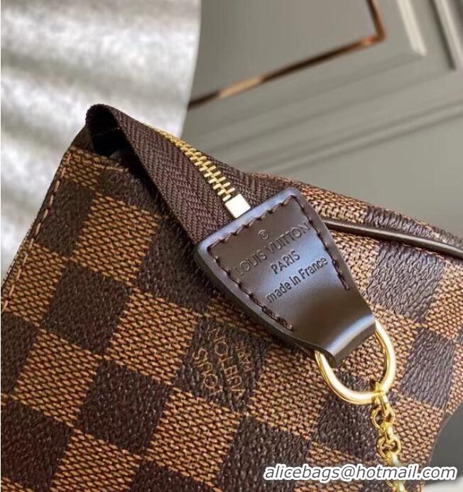 Good Looking Louis Vuitton Original Damier Ebene Canvas Eva Clutch N55213