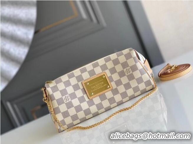 Buy Cheap Louis Vuitton Original Damier Azur Canvas Eva Clutch N55213