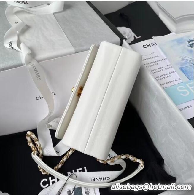 Promotional Chanel Flap Shoulder Bag Original leather AS2638 white