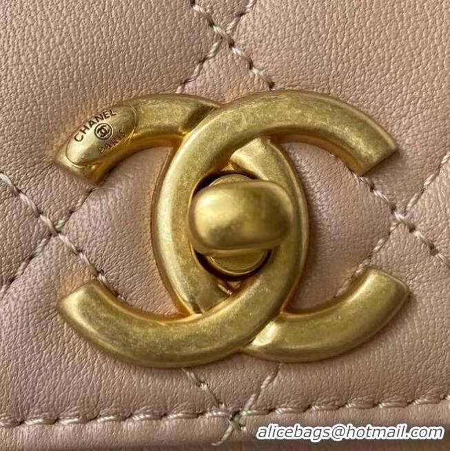 Good Product Chanel Flap Shoulder Bag Original leather AS2638 pink