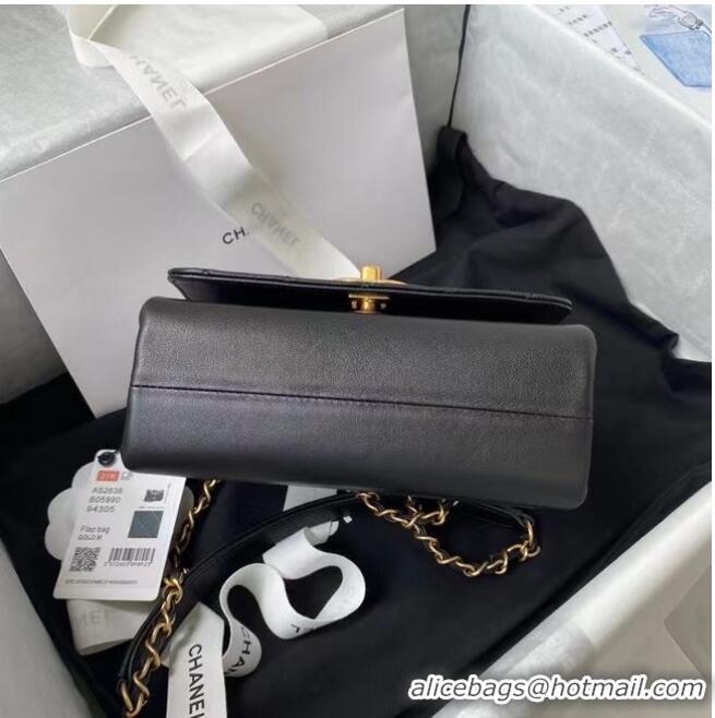 Promotional Chanel Flap Shoulder Bag Original leather AS2638 black