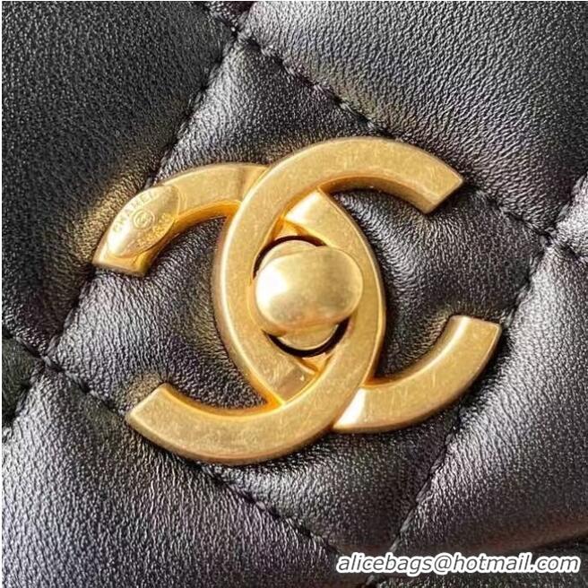 Discount Chanel Flap Shoulder Bag Original leather AS2734 black