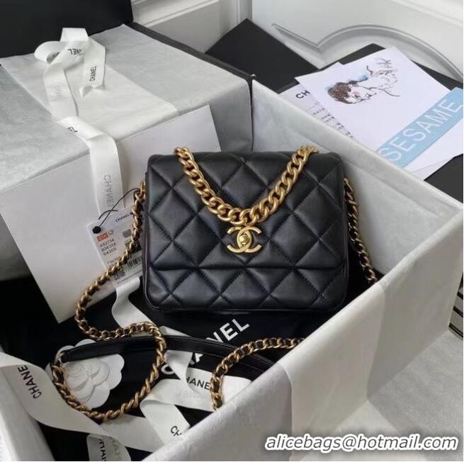 Discount Chanel Flap Shoulder Bag Original leather AS2734 black