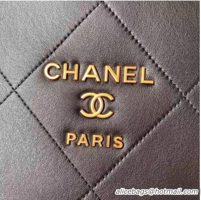 Good Fashion Chanel Shopping Bag Original leather AS2752 Black