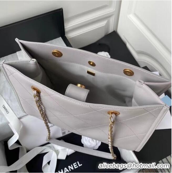 Promotional Chanel Shopping Bag Original leather AS2752 grey