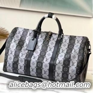 Top Quality Louis vuitton KEEPALL BANDOULIERE 50 N40567 black