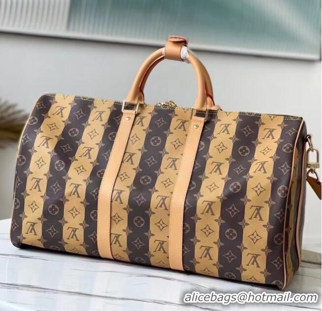 Best Product Louis vuitton KEEPALL BANDOULIERE 50 N40567 brown