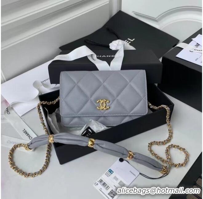 Wholesale Chanel Flap Shoulder Bag mini Original leather AS2755 grey